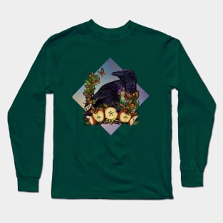 Enchanted Fantasy Raven and Faery Long Sleeve T-Shirt